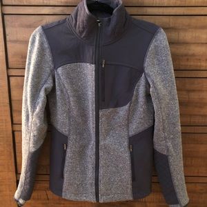 Athleta gray zipper fleece
